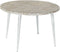 Bijzettafel DKD Home Decor 8424001820115 75 x 75 x 50 cm Gouden Metaal Wit Mangohout (75 x 75 x 50 cm)