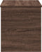 vidaXL - Opbergbox - 100x42x46 - cm - bewerkt - hout - bruin - eikenkleurig