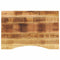 vidaXL - Bureaublad - met - ronding - 90x50x2,5 - cm - massief - ruw - mangohout