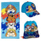 Strandhanddoek The Paw Patrol Blauw 20 x 35 x 4 cm 3 Onderdelen