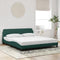 vidaXL - Bedframe - zonder - matras - 180x200 - cm - fluweel - donkergroen