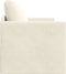 vidaXL - Vloerl - sofa - bed - 2-in-1 - Crème - 124x204x61 - cm - Velours
