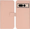Selencia Pixel 7 Pro - Echt Lederen Bookcase - 3 Pashouders - Dusty Pink