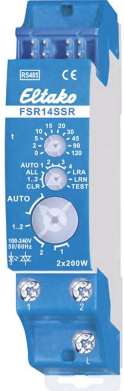 Eltako FSR14SSR Schakelactor RS485 2-kanaals DIN-rails