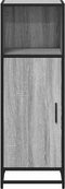 vidaXL - Badkamerkast - 35x37,5x100cm - bewerkt - hout - grijs - sonoma - eikenkleur