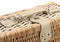 Picknickmand voor 4 personen van wilgentenen, 24-delig, B40 x D28 x H19 cm