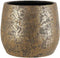 Mica Decorations Clemente Bloempot - H25xØ32 cm - Goud - Set van 2