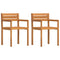 Tuinstoelen 2 st 50x53x80 cm massief acaciahout