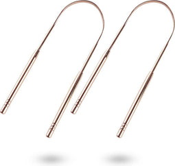 E Shoppr® Tongschraper - Effectieve Mondverzorging - Koper - (2 stuks)