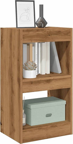 vidaXL - Boekenkast/kamerscherm - 40x30x72 - cm - artisanaal - eikenkleur