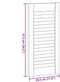 vidaXL - Kastdeuren - louvredesign - 4 - st - 61,5x29,5 - cm - wit