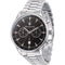 Maserati Heren horloges quartz analoog One Size Zilver Zwart 32020256