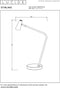 Lucide STIRLING - Oplaadbare Bureaulamp - Dimbaar LED 3W 2700K - Zwart