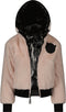 SuperRebel CRUSH R209-5201_204 - Reversible meisjes jack - Bont en metallic - Maat 140