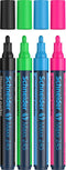 Schneider glasbordmarker - Maxx 245 - 4 stuks - glasboard marker - glasbord marker - glasbord stiften - S-124597