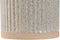 Toiletborstel Home ESPRIT Beige Gouden Keramiek 10,5 x 10,5 x 37,5 cm