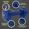 Tunturi Dumbbell set - 2 x 4 kg - Vinyl - Blauw (2 stuks)