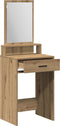 vidaXL - Kaptafel - met - Laden - in - Artisan - Eiken - - - 50x41x140 - cm