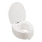 Able2 Atlantis - Toiletverhoger 5 cm - Verstelbaar Hygiënisch Eenvoudig te Reinigen met Deksel