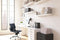 Feel Furniture - Luxe design bureaustoel van 100% rundleer - Lage rugleuning - Zwart