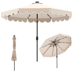 Coast - Tuinparasol - Solar LED - Kantelbaar tot 35 graden