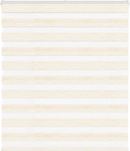 vidaXL - Zebra - rolgordijn - 105x150 - cm - stofbreedte - 100,9 - cm - marmerbeige