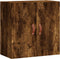 vidaXL - Wandkast - 60x31x60 - cm - bewerkt - hout - gerookt - eikenkleurig