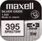 Maxell 18289900 - Horlogebatterij - 395 SR 927 SW Silver Oxide 1.55V - Zilver