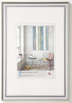 Walther Trendstyle - Kunststof lijst - Fotoformaat 30x40 cm - Zilver