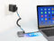 Manhattan 130691 - USB-C naar HDMI & VGA 4-in-1 Dockingstation - 4K@30Hz dual-video-uitvoer - Aluminium