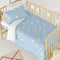 Happy Friday Duvet cover set 2 pieces Little star blue 100x120 cm (Cot) Blue