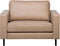 SAVALEN - Woonkamerset - Beige - Kunstleer