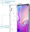 iMoshion Hoesje Geschikt voor Samsung Galaxy S10 Plus Hoesje Met Koord - iMoshion Design Hoesje met Koord - Goud / Transparant / Goud