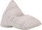 vidaXL - Zitzak - stof - patchwork - lichtbruin