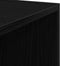 vidaXL - Hoekkast - Zwart - Eiken - 33x33x100 - cm - Hout