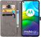 iMoshion Hoesje Geschikt voor Motorola Moto G9 Power Hoesje Met Pasjeshouder - iMoshion Mandala Bookcase - Grijs