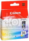 Canon CLI-36 - Inktcartridge - Geschikt voor PIXMA mini260 - Cyaan Magenta Geel
