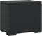 vidaXL - Hockers - met - kussens - 2 - st - 40x30x40 - cm - poly - rattan - zwart
