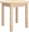 vidaXL - Salontafel - Ø - 45x40 - cm - massief - grenenhout