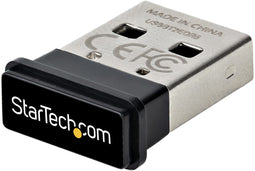 Startech.com USBA-BLUETOOTH-V5-C2 - USB Bluetooth 5.0 Adapter - Zilverkleurig/Zwart