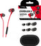 HyperX Cloud Earbuds II - Oordopjes met kabel - 14-mm drivers - Rood