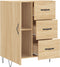 vidaXL - Dressoir - 69,5x34x90 - cm - bewerkt - hout - sonoma - eikenkleurig