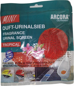 Geurmat Urinoir Mini Tropical Rood