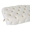 Kruk Home ESPRIT - Kruk - Polyester Metaal - 103 x 46 x 42 cm - Crème Gouden