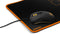 Krom Knout Speed Black - Muismat - Optimaal glijoppervlak M 320x270x3mm - Oranje