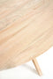 Light & Living Ronde Eettafel Quenza - Mangohout - 140cm - Naturel