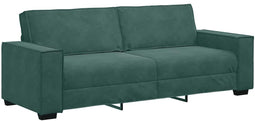 vidaXL - Driezitsbank - 180 - cm - fluweel - donkergroen
