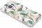 Hoesje Geschikt voor Samsung Galaxy S7 Hoesje Siliconen - Design Backcover siliconen - Groen / Transparant / Gold Peacock