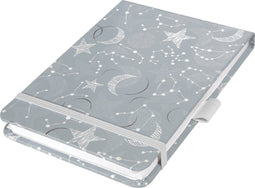 Sigel schetsblok - Jolie Beauty - A6 - Cosmic Fantasy Grey - blanco - 158 pagina's - SI-SY550