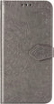 Hoesje Met Pasjeshouder Geschikt voor Xiaomi Redmi 9A - Mandala Bookcase - Grijs